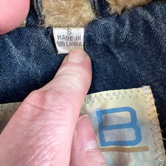 Cole B Country Denim Jacket With Faux Fur Lining Country Boho - Picture 3 of 8